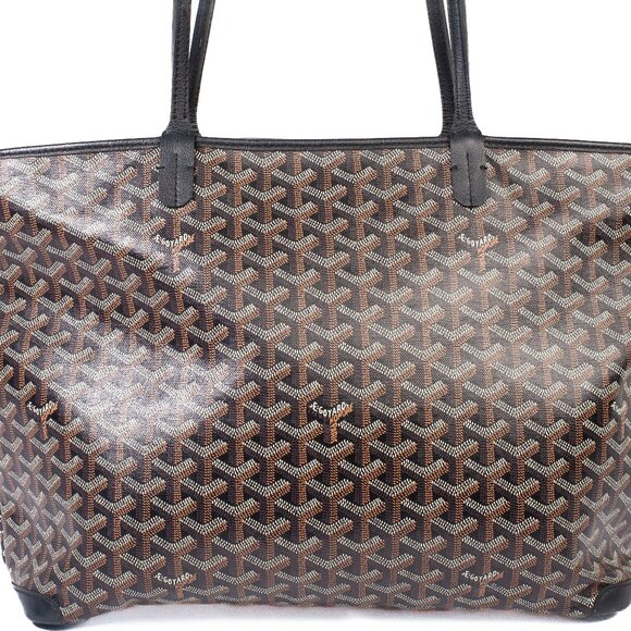 Goyard Handbags - Authentic Goyard Goyardine Artois MM Black Tote Bag